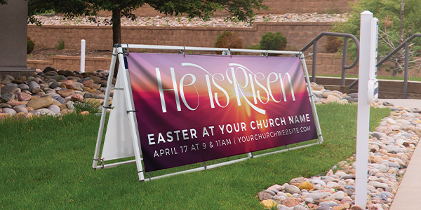 Outdoor church Banners